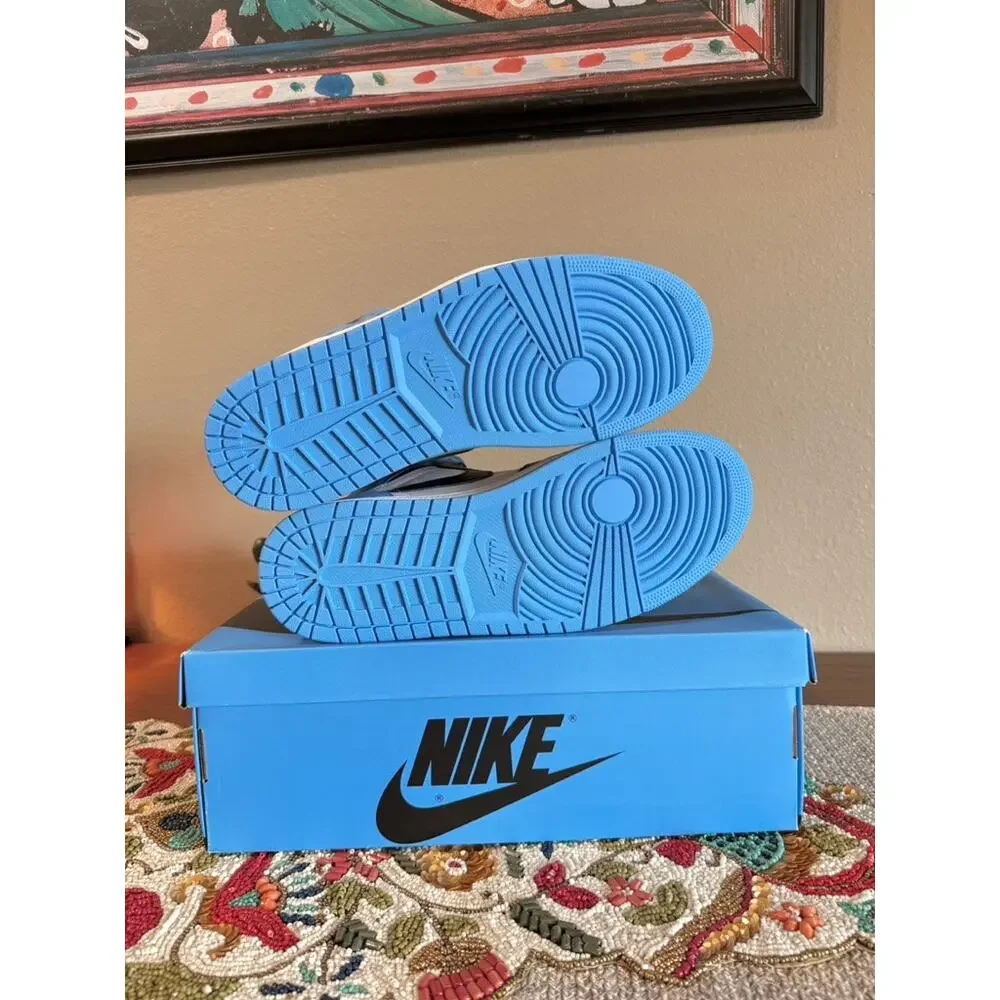 Jordan 1 Retro High OG UNC Toe University Blue Black White Obsidian DZ5485 400